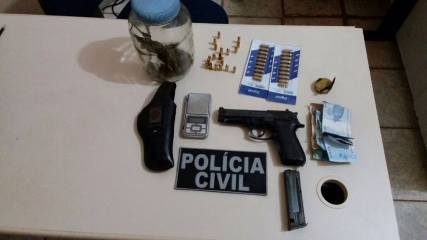 DIANÓPOLIS Suspeito é preso por tráfico de drogas e porte ilegal de arma de fogo - Notícia 1